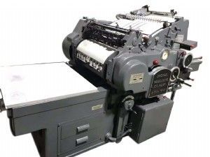 585型全自動(dòng)海德堡圓壓平模切機(jī)、沖不干膠機(jī)